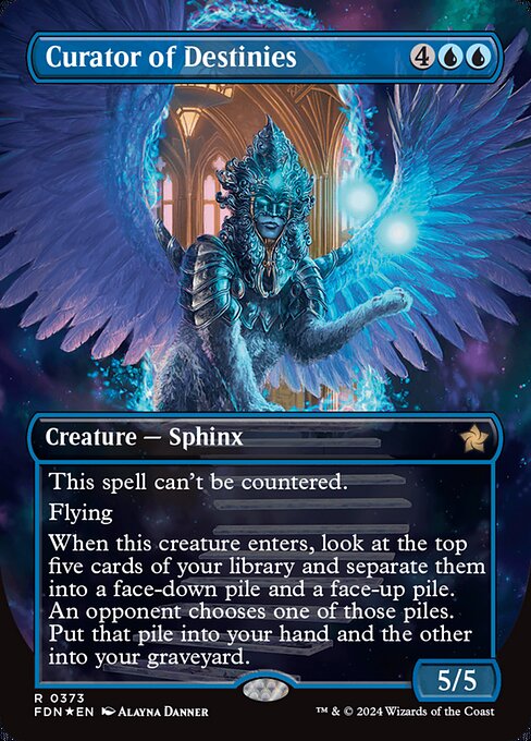 FDN: Curator of Destinies (Borderless) (Mana Foil)