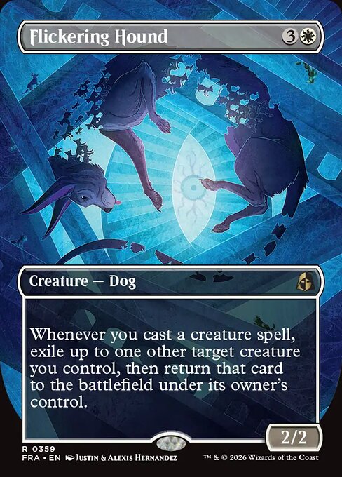 FRA: Flickering Hound (Borderless)
