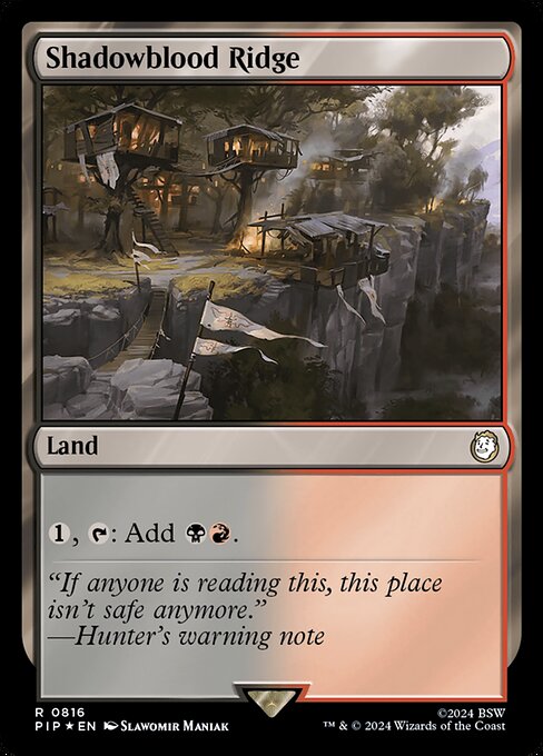 PIP: Shadowblood Ridge (Surge Foil)