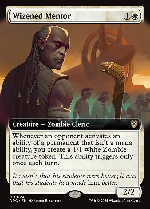 DRC: Wizened Mentor (Extended Art)