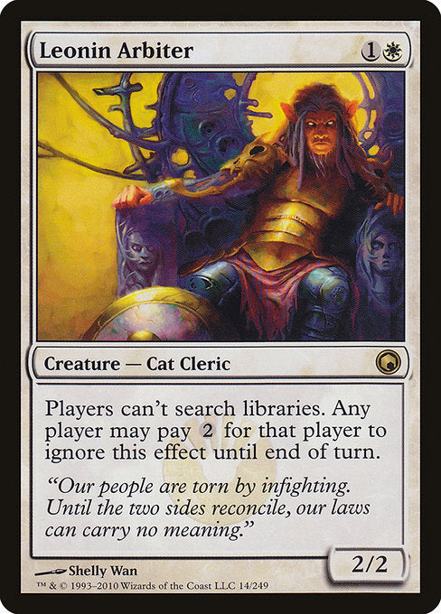 SOM: Leonin Arbiter (Foil)