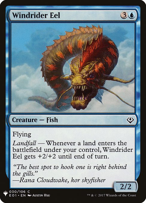 PLST: Windrider Eel