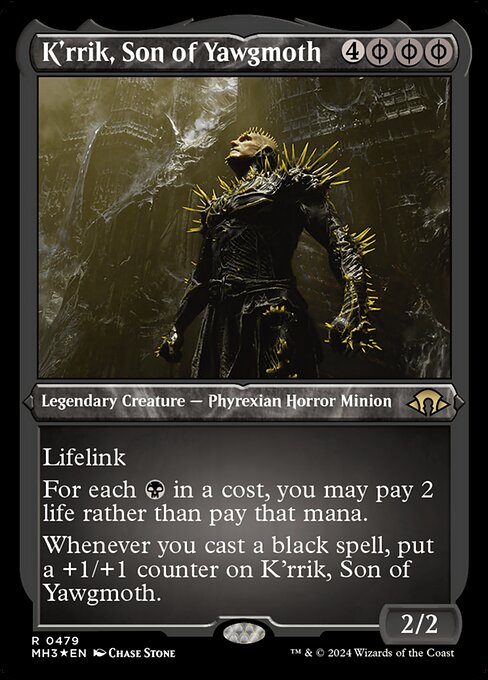 MH3: K'rrik, Son of Yawgmoth (Foil Etched)