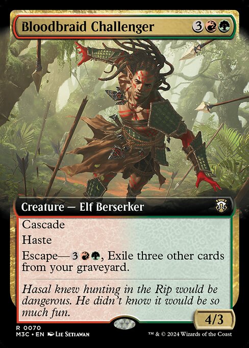 M3C: Bloodbraid Challenger (Extended Art) (Foil)