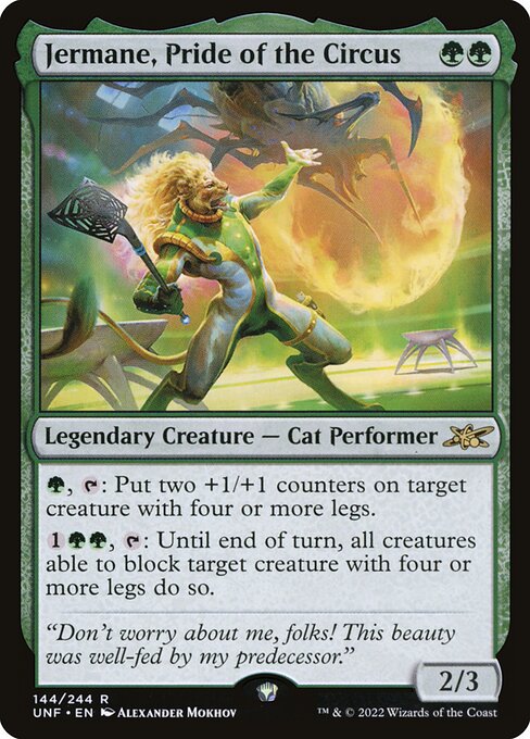 UNF: Jermane, Pride of the Circus (Foil)