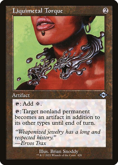 MH2: Liquimetal Torque (Retro Frame) (Foil Etched)