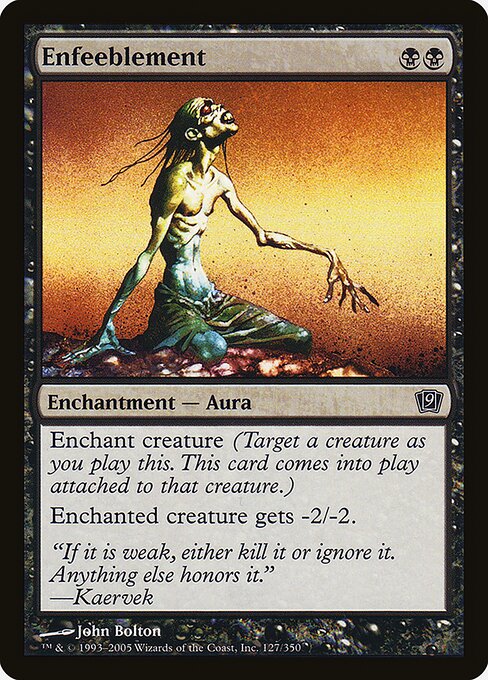 9ED: Enfeeblement (Foil)