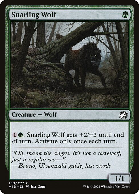 MID: Snarling Wolf (Foil)