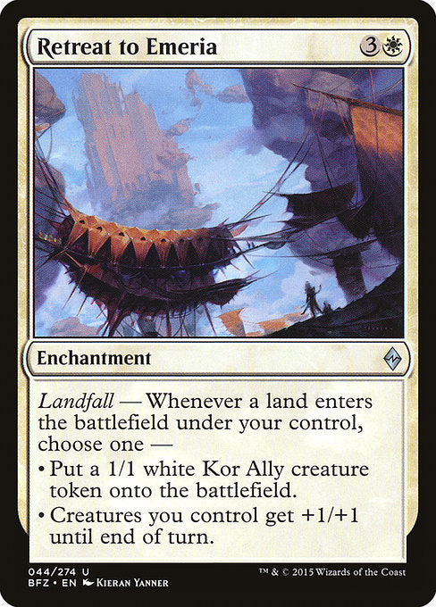 BFZ: Retreat to Emeria (Foil)