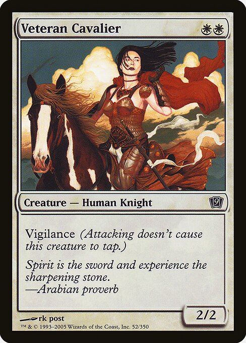 9ED: Veteran Cavalier (Foil)