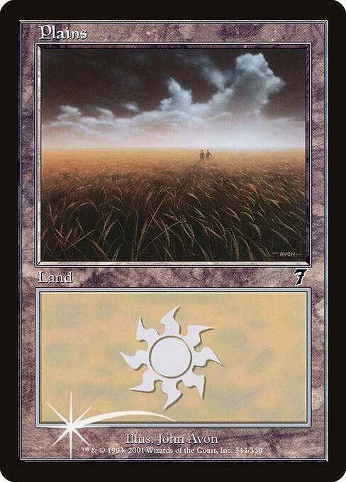 7ED: Plains (344) (Foil)