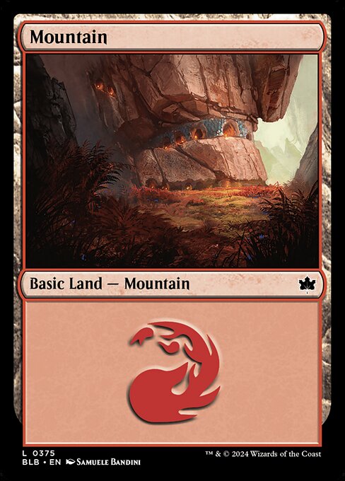 BLB: Mountain (0375) (Foil)