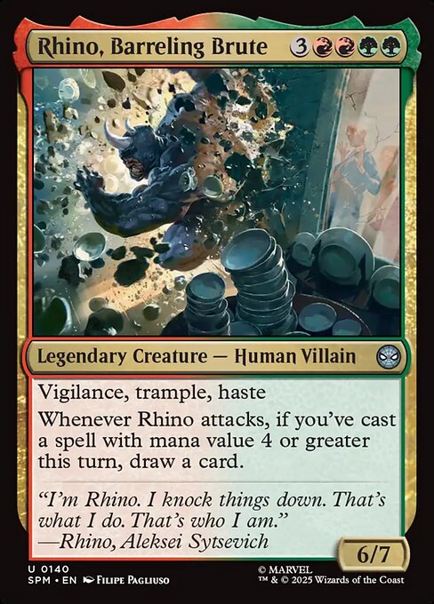 SPM: Rhino, Barreling Brute