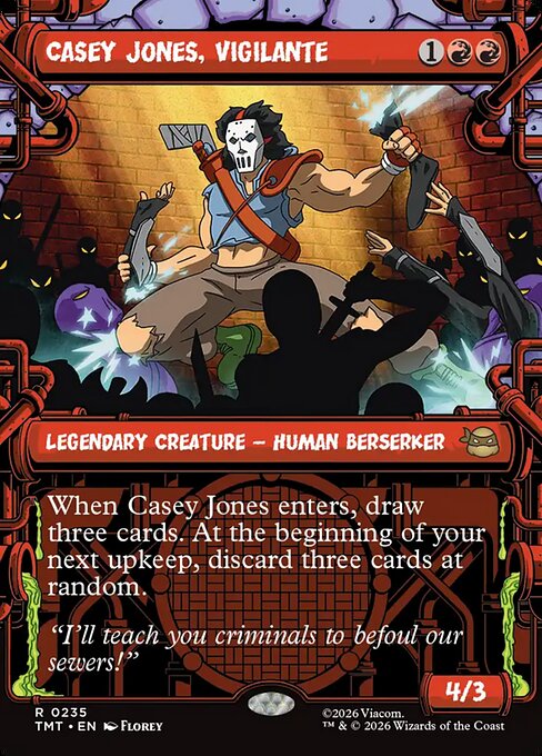 TMT: Casey Jones, Vigilante (0235) (Showcase)