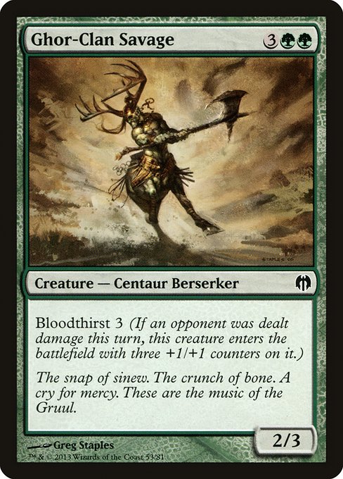 DDL: Ghor-Clan Savage