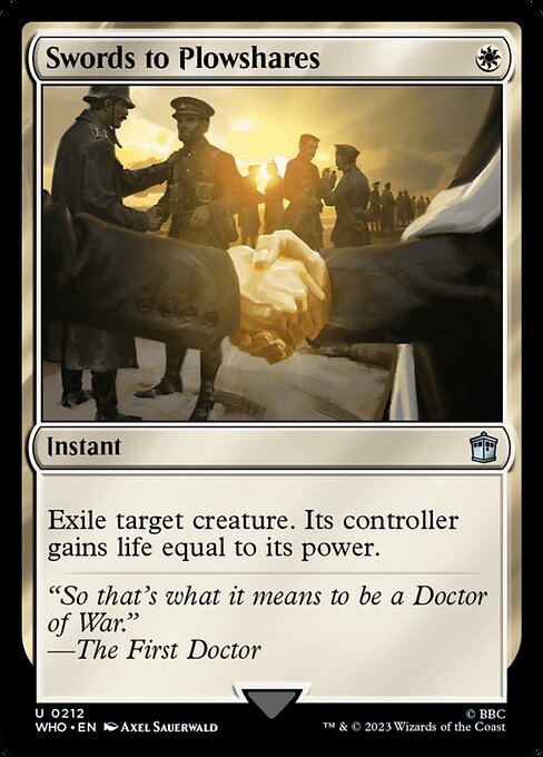 WHO: Swords to Plowshares (Foil)