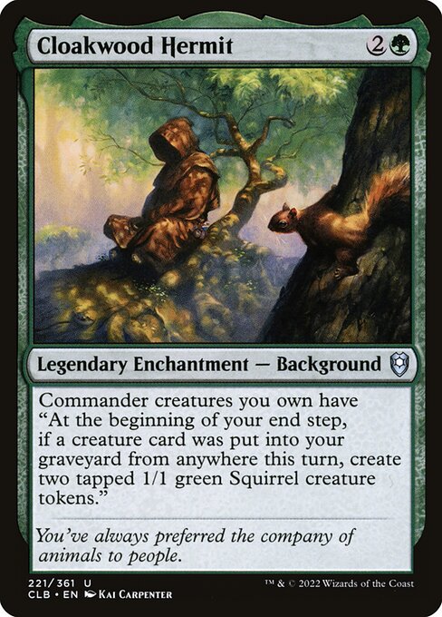 CLB: Cloakwood Hermit (Foil)