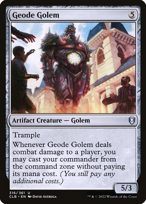 CLB: Geode Golem (Foil)