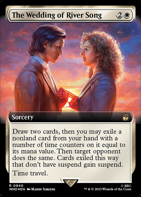 WHO: The Wedding of River Song (Extended Art) (Surge Foil)
