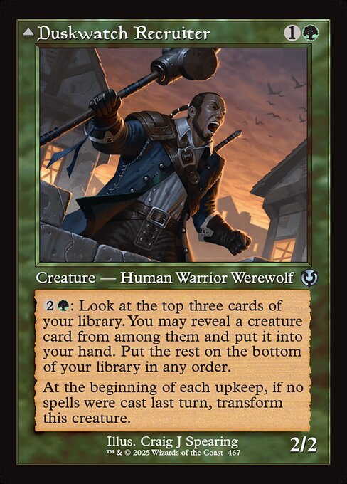 INR: Duskwatch Recruiter (Retro Frame) (Foil)
