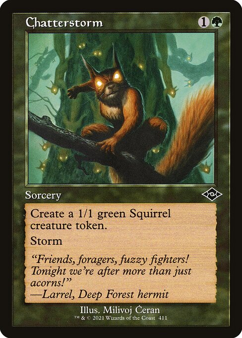 MH2: Chatterstorm (Retro Frame) (Foil Etched)