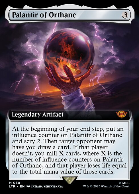 LTR: Palantir of Orthanc (Extended Art) (Foil)