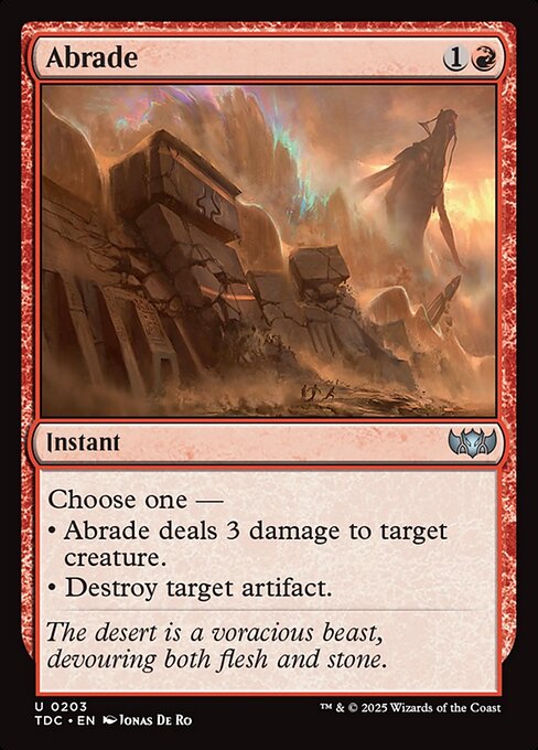 TDC: Abrade