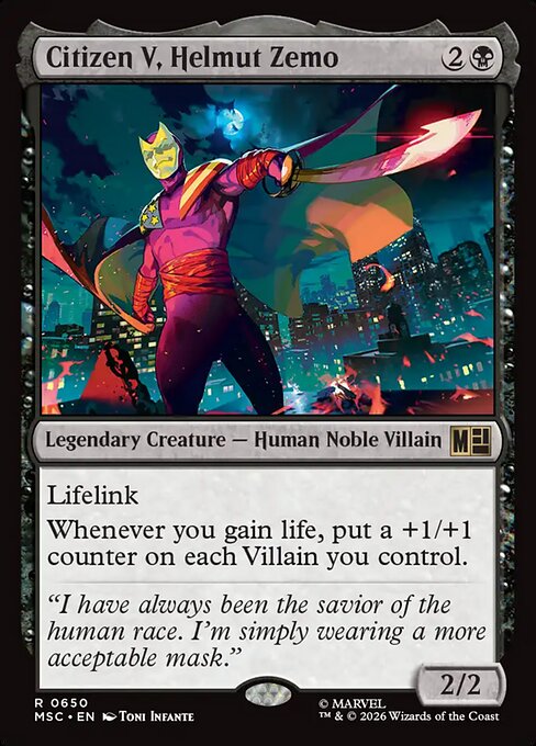 MSC: Citizen V, Helmut Zemo (Foil)