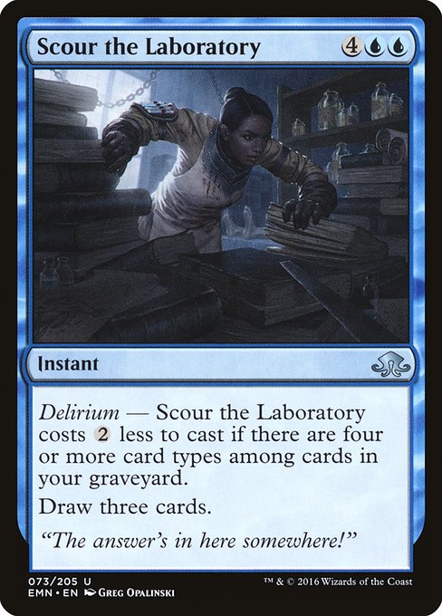 EMN: Scour the Laboratory