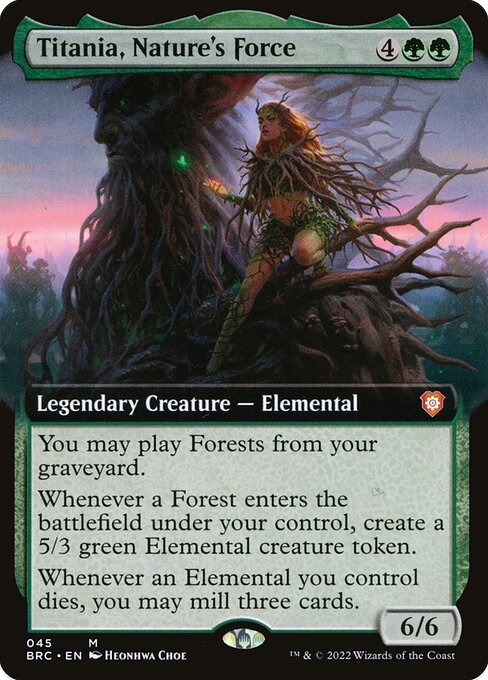 BRC: Titania, Nature's Force (Extended Art) (Foil)