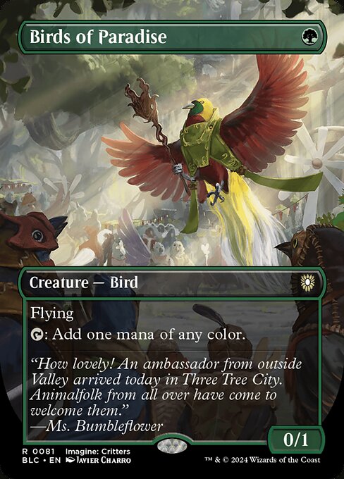 BLC: Birds of Paradise (Borderless) (Foil)