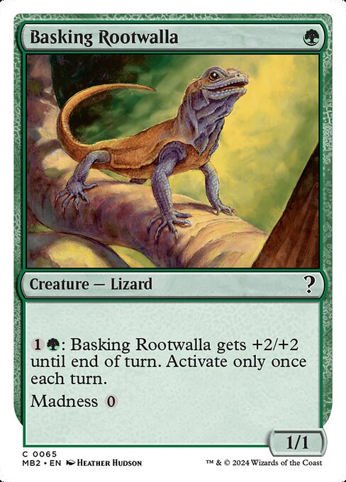 MB2: Basking Rootwalla (White Border)