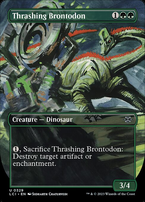 LCI: Thrashing Brontodon (Borderless)