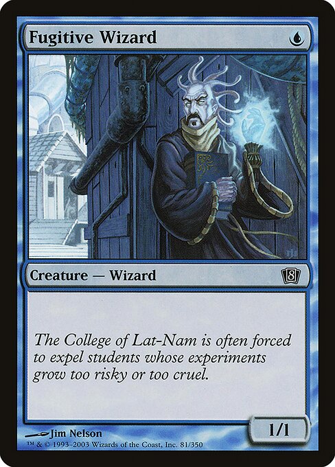 8ED: Fugitive Wizard (Foil)