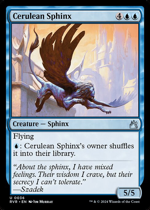 RVR: Cerulean Sphinx (Foil)