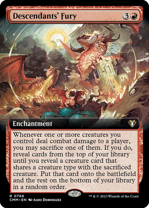 CMM: Descendants' Fury (Extended Art) (Foil)