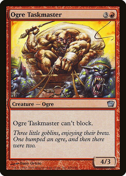 9ED: Ogre Taskmaster (Foil)