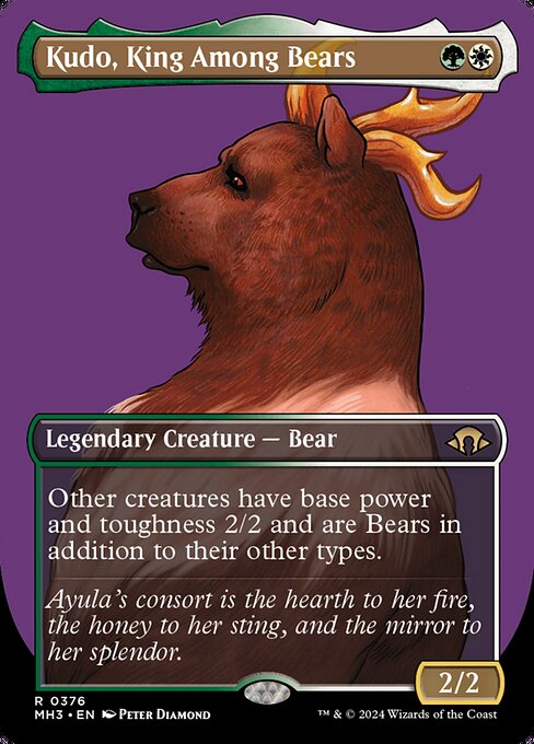 MH3: Kudo, King Among Bears (Borderless) (Foil)