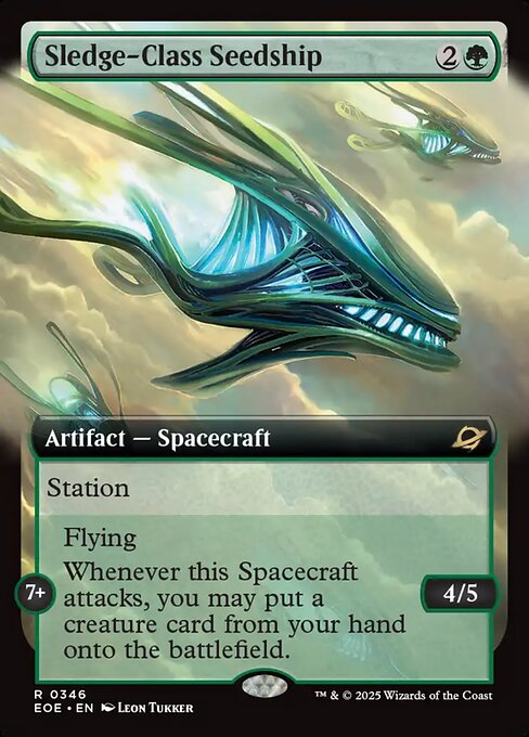 EOE: Sledge-Class Seedship (Extended Art) (Foil)