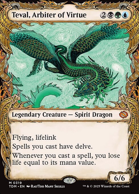 TDM: Teval, Arbiter of Virtue (Showcase) (Foil)