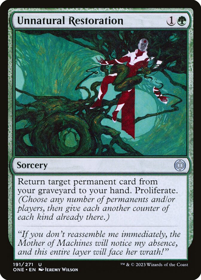 Unnatural Restoration [Foil] :: ONE