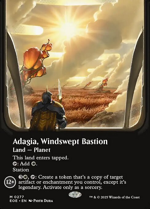 EOE: Adagia, Windswept Bastion (Borderless) (Foil)