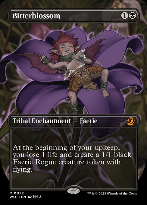 WOT: Bitterblossom (Anime Borderless) (Foil)