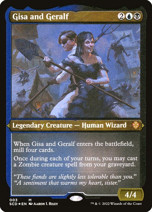 SCD: Gisa and Geralf (Foil Etched)