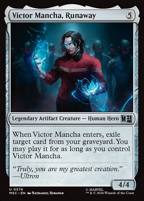 MSC: Victor Mancha, Runaway