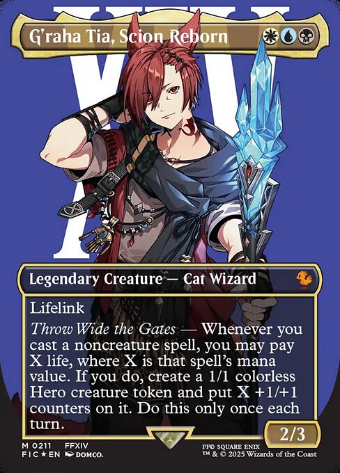 FIC: G'raha Tia, Scion Reborn (Borderless) (Surge Foil)