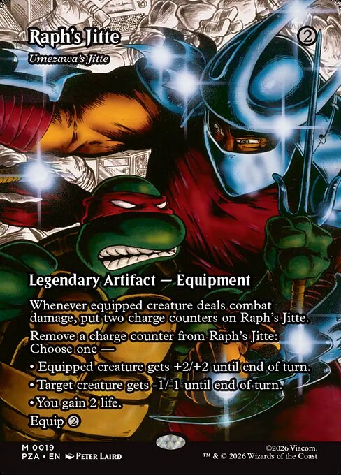 PZA: Raph's Jitte - Umezawa's Jitte (Borderless) (Foil)