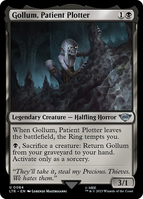 LTR: Gollum, Patient Plotter (Foil)
