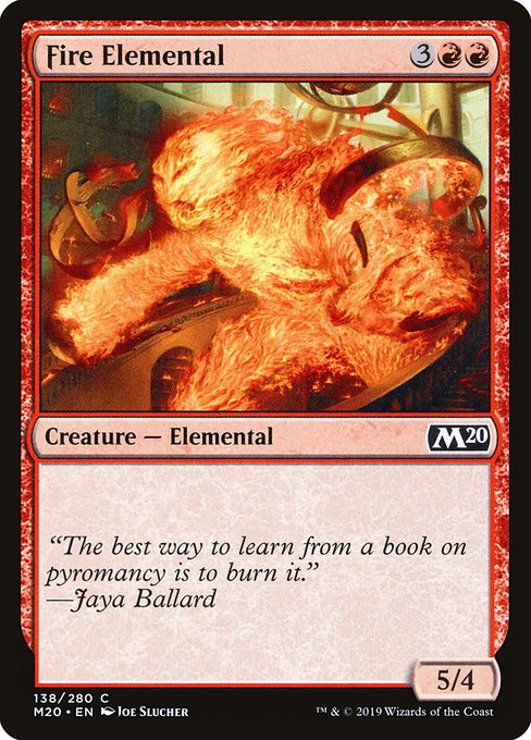 M20: Fire Elemental (Foil)
