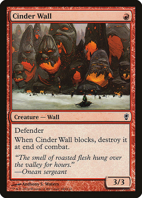CNS: Cinder Wall (Foil)